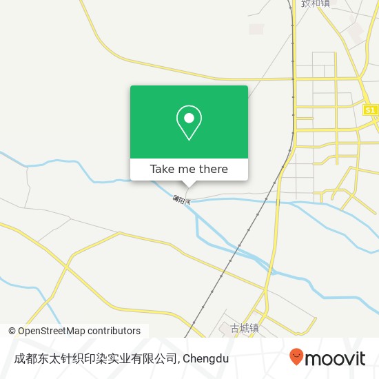 成都东太针织印染实业有限公司 map