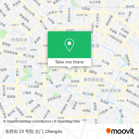 东胜街 23 号院-北门 map