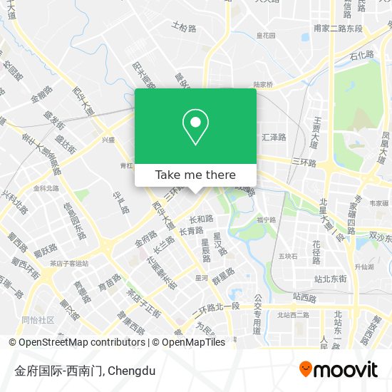 金府国际-西南门 map