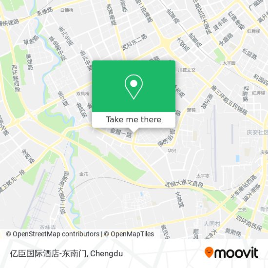 亿臣国际酒店-东南门 map