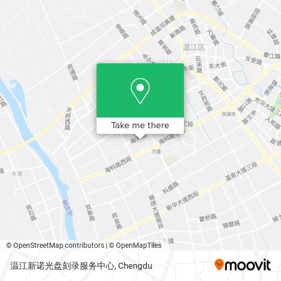 温江新诺光盘刻录服务中心 map