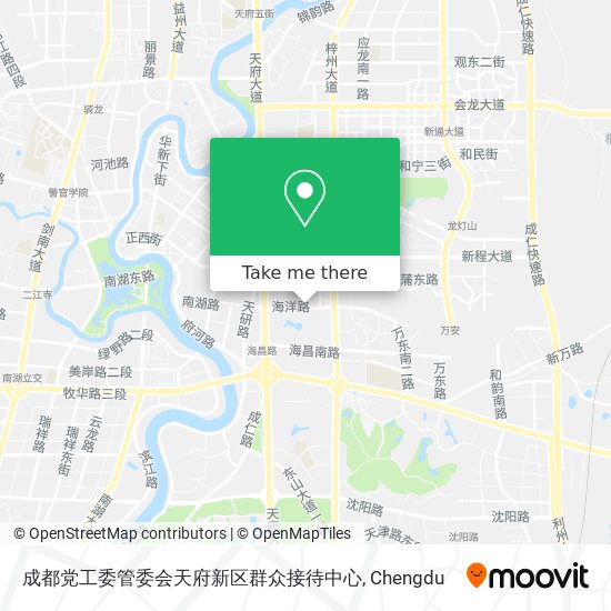 成都党工委管委会天府新区群众接待中心 map