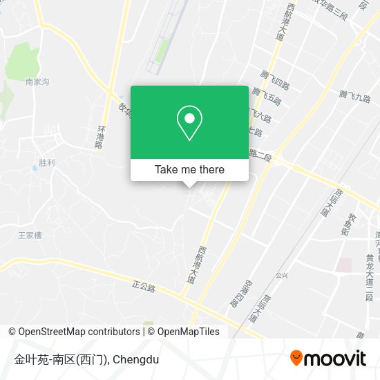 金叶苑-南区(西门) map