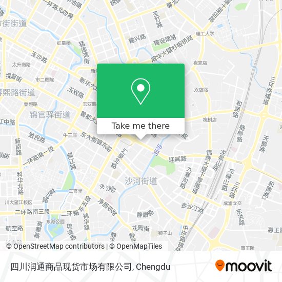 四川润通商品现货市场有限公司 map