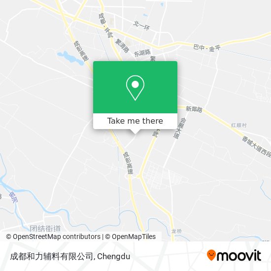 成都和力辅料有限公司 map