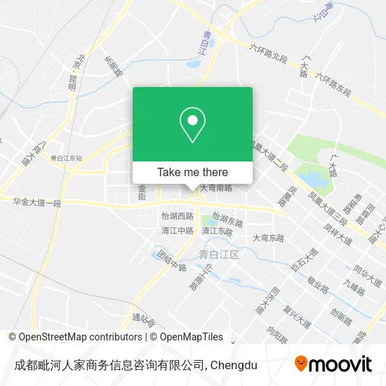 成都毗河人家商务信息咨询有限公司 map