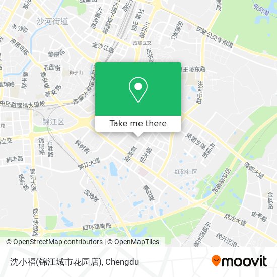 沈小福(锦江城市花园店) map