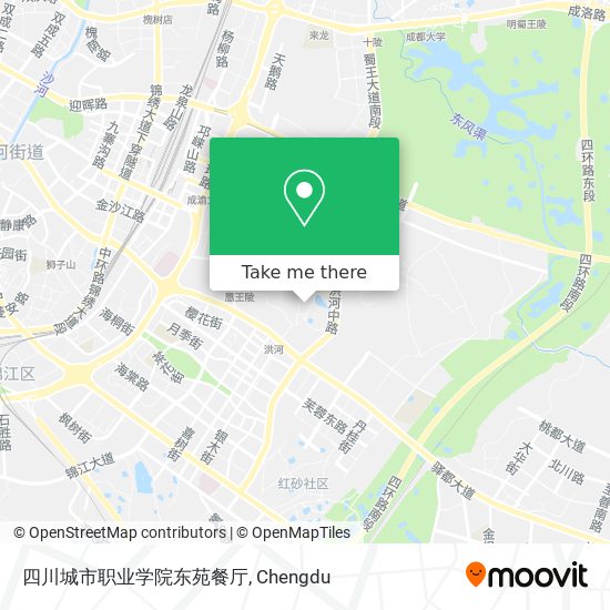 四川城市职业学院东苑餐厅 map