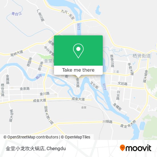 金堂小龙坎火锅店 map