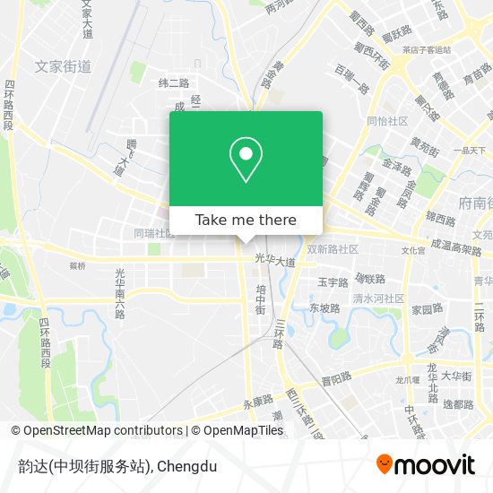 韵达(中坝街服务站) map