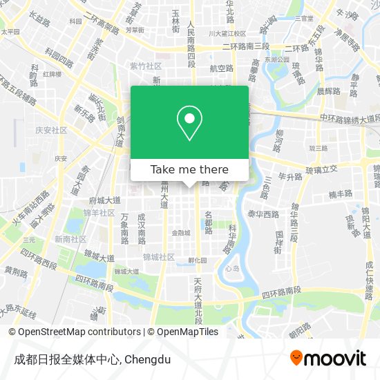 成都日报全媒体中心 map