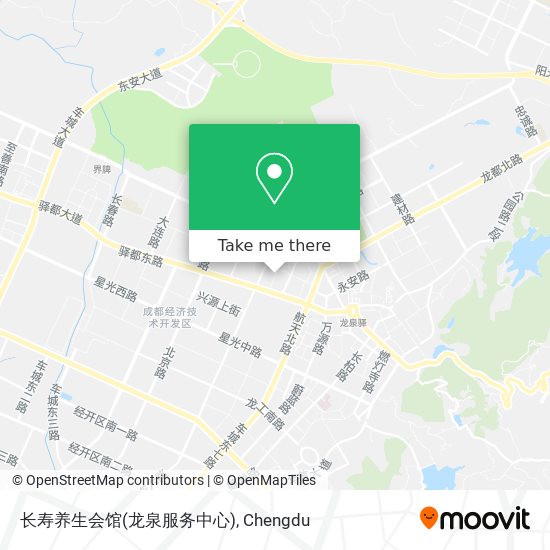 长寿养生会馆(龙泉服务中心) map
