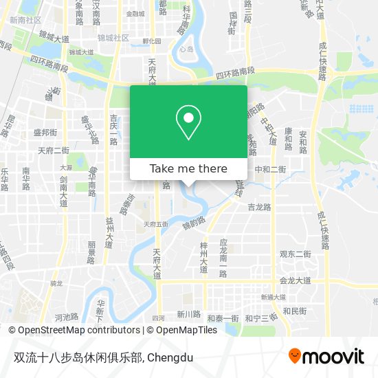 双流十八步岛休闲俱乐部 map