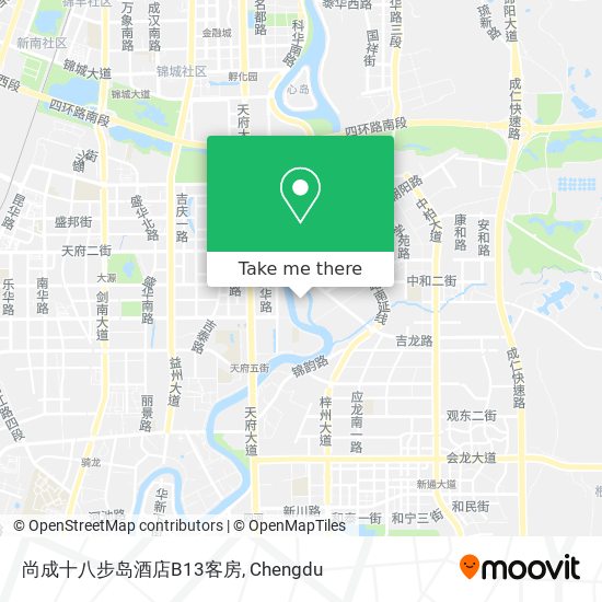 尚成十八步岛酒店B13客房 map