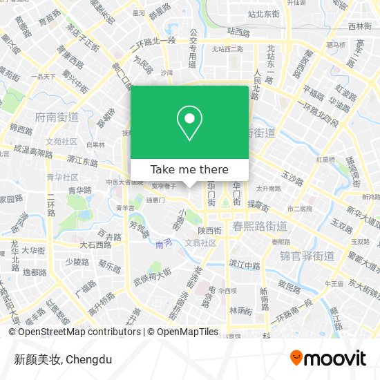 新颜美妆 map