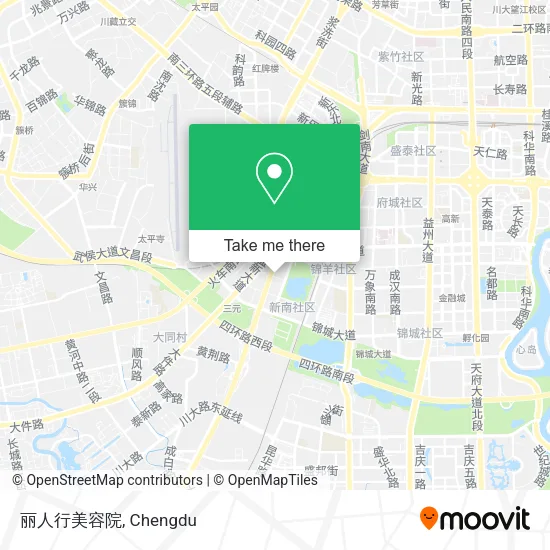 丽人行美容院 map