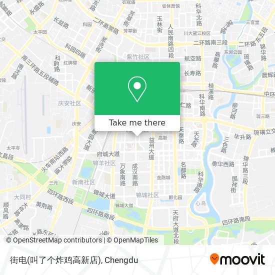 街电(叫了个炸鸡高新店) map