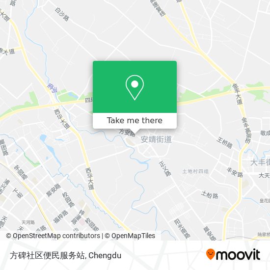 方碑社区便民服务站 map