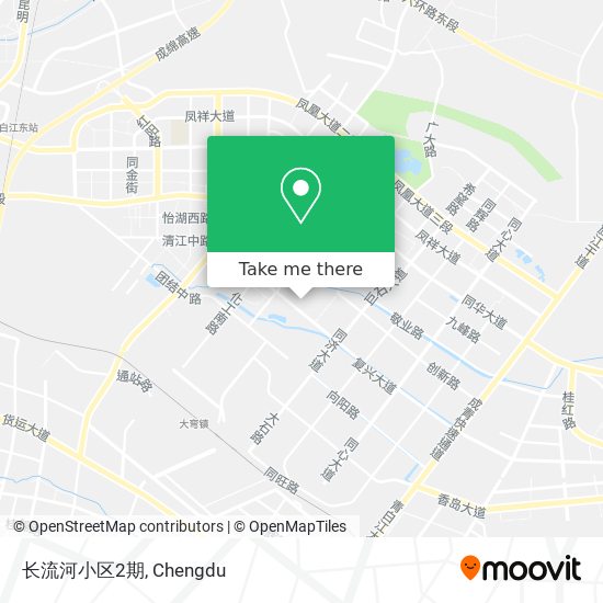 长流河小区2期 map