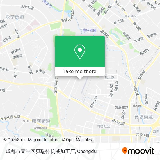 成都市青羊区贝瑞特机械加工厂 map