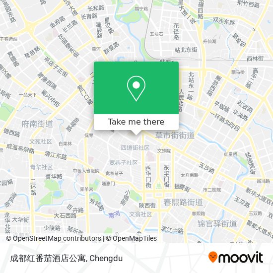 成都红番茄酒店公寓 map