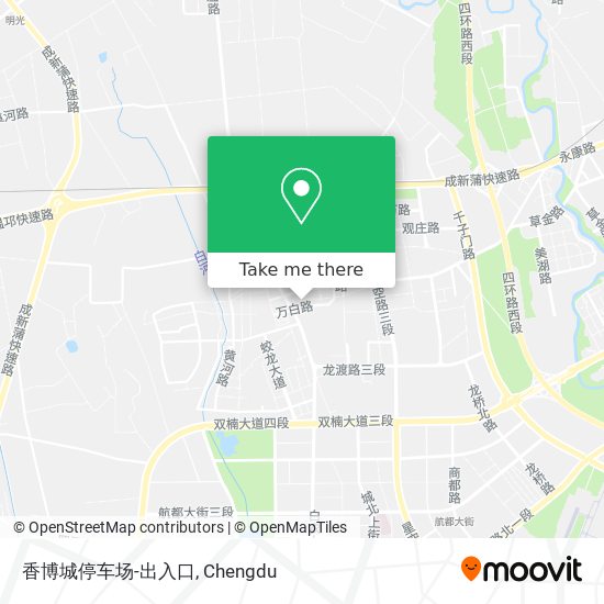 香博城停车场-出入口 map