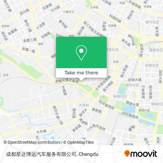 成都星达博远汽车服务有限公司 map