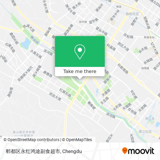 郫都区永红鸿途副食超市 map
