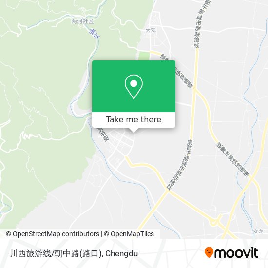 川西旅游线/朝中路(路口) map