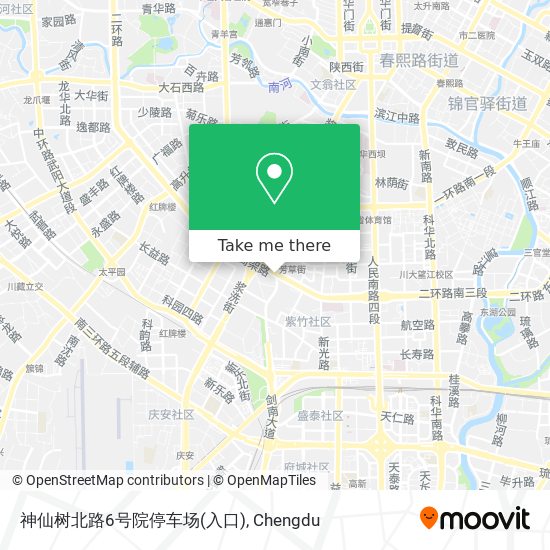 神仙树北路6号院停车场(入口) map