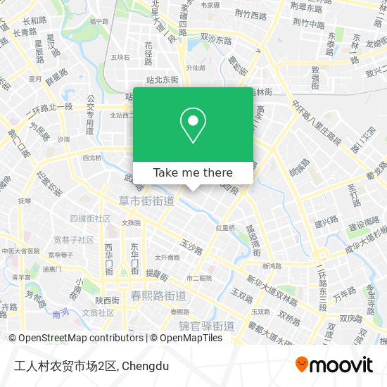 工人村农贸市场2区 map