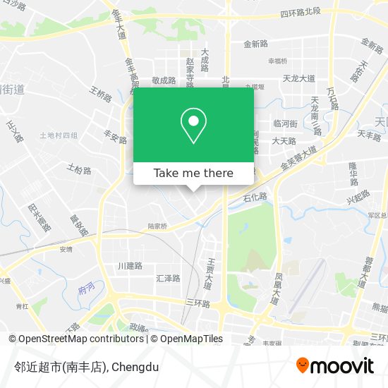 邻近超市(南丰店) map