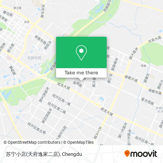 苏宁小店(天府逸家二店) map
