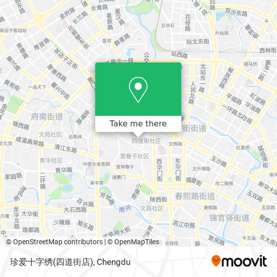 珍爱十字绣(四道街店) map