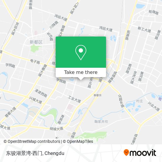 东骏湖景湾-西门 map