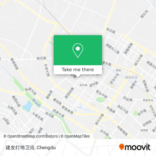 建发灯饰卫浴 map