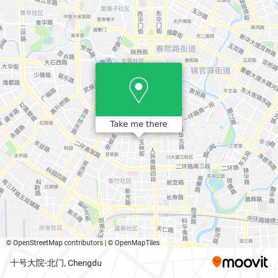 十号大院-北门 map
