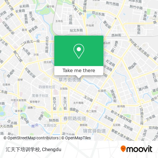 汇天下培训学校 map