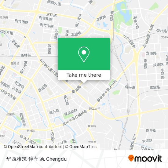 华西雅筑-停车场 map