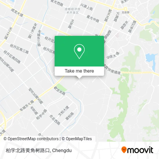 柏学北路黄角树路口 map