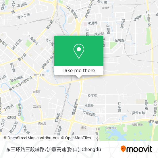 东三环路三段辅路/沪蓉高速(路口) map