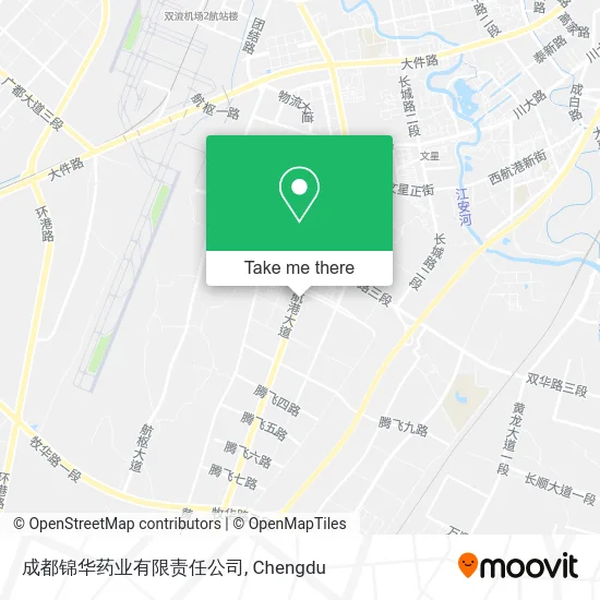 成都锦华药业有限责任公司 map