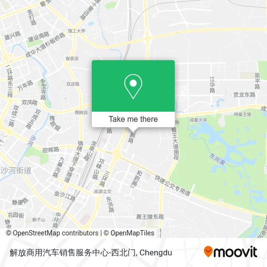 解放商用汽车销售服务中心-西北门 map