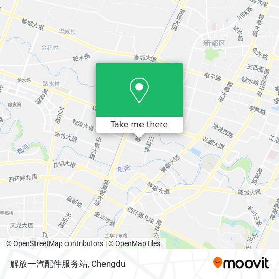 解放一汽配件服务站 map