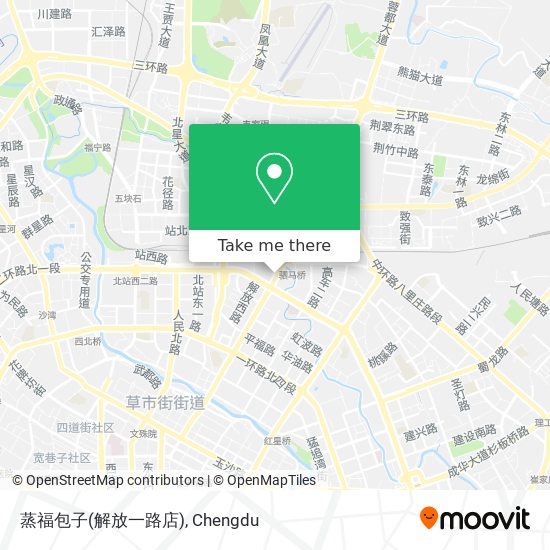 蒸福包子(解放一路店) map