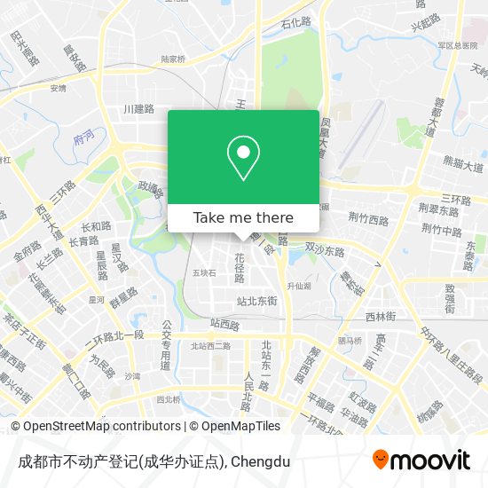 成都市不动产登记(成华办证点) map