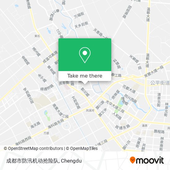 成都市防汛机动抢险队 map