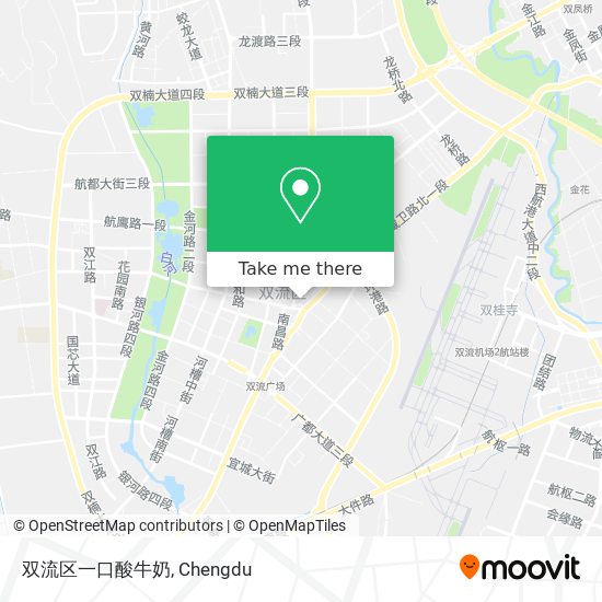 双流区一口酸牛奶 map