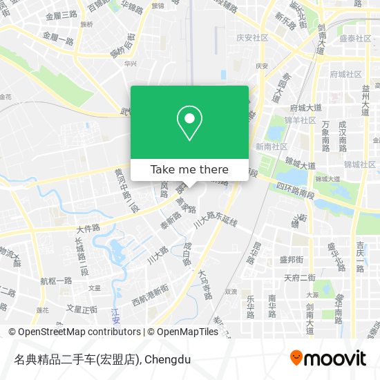 名典精品二手车(宏盟店) map