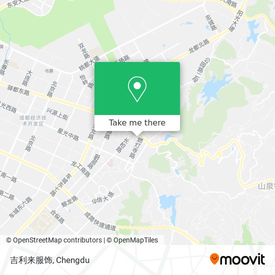 吉利来服饰 map